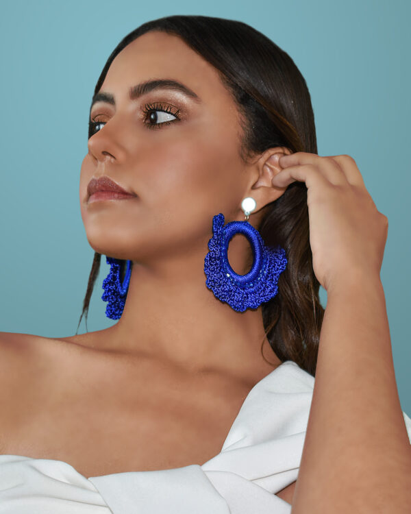 Aretes Cristy Azul