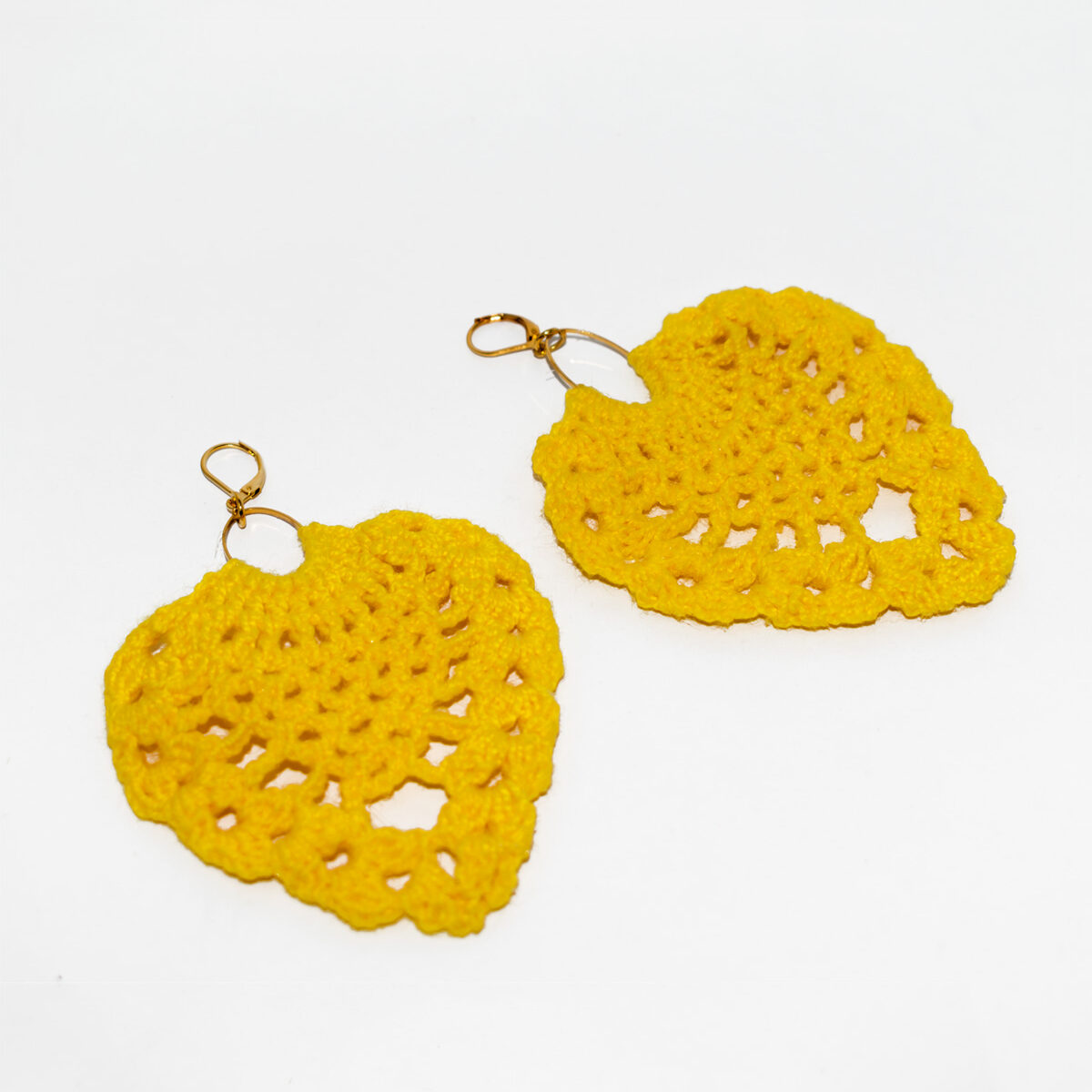 Aretes Leaf Amarrillo